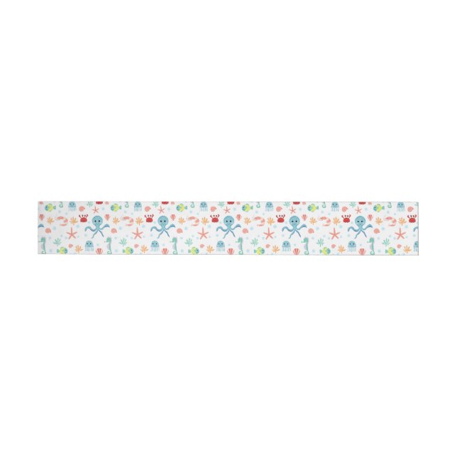 Bande Pour Adresse Motif du monde marin (Individual)