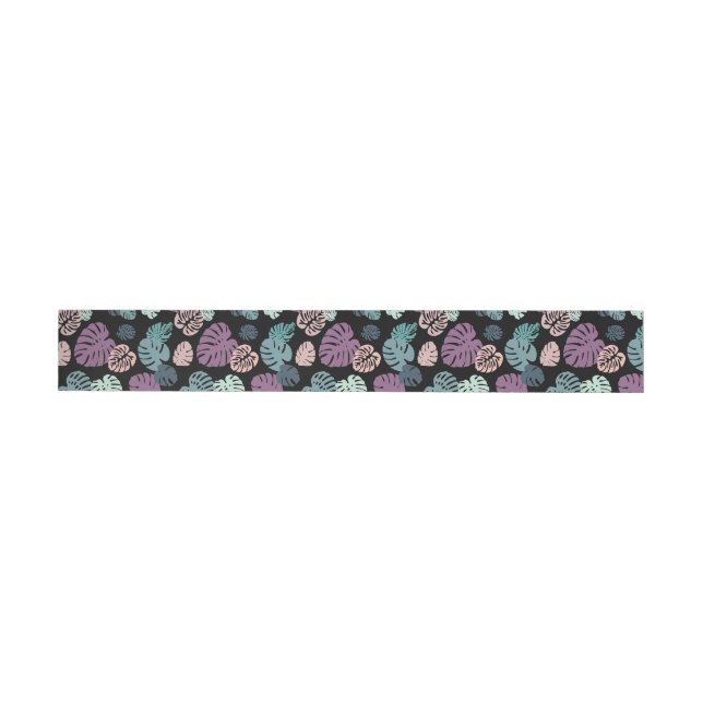 Bande Pour Adresse Multicolor Feuilles tropicaux 5 (Individual)