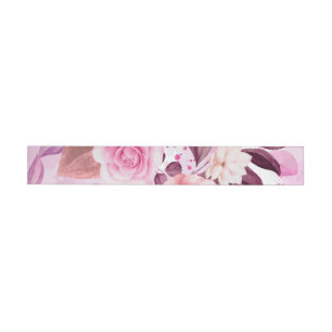 Bande Pour Adresse Roses aquarelle 4