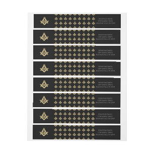 Bande Pour Adresse Ruée d'or masonique