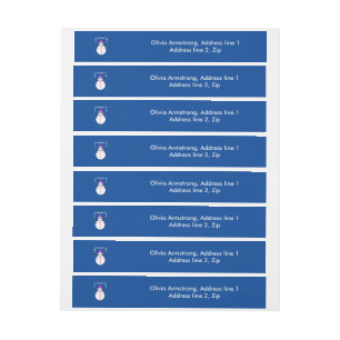 Bande Pour Adresse Snowlady de Noël Jongler boules de neige drôle Per