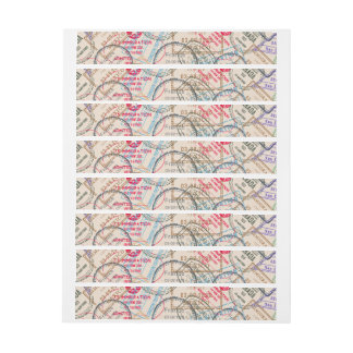 Bande Pour Adresse Voyage de timbres de passeport