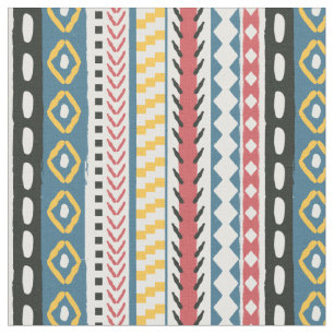 Bande Tribale Coquine, Tissu D'Impression Boho Col