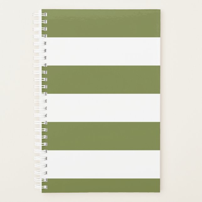 Bande verte d'olive (Devant)