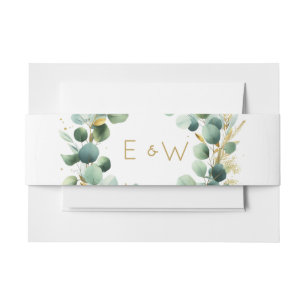 Bandeau De Faire-part Accessoires d'invitation - Eucalyptus Feuilles ini