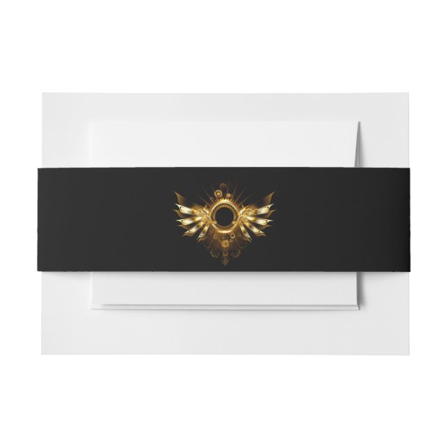 Bandeau De Faire-part Ailes de Steampunk (Devant Example)