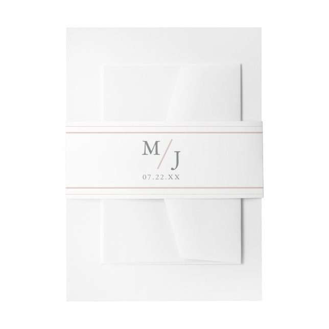 Bandeau De Faire-part Airy Pastel | Alliance Ventrelette (Devant example)