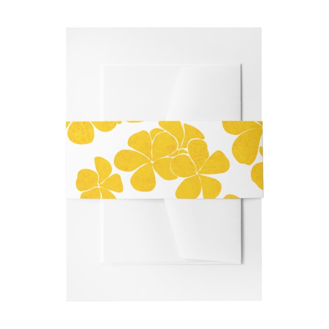 Bandeau De Faire-part Aloha hawaïen (Devant example)