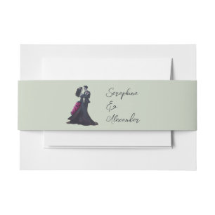 Bandeau De Faire-part Amoureux Gothiques Romantiques Minimaliste Élégant