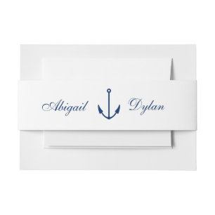 Bandeau De Faire-part "Ancres en retrait"