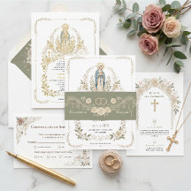 Anneaux de mariage Catholiques Rosaires Roses Vert