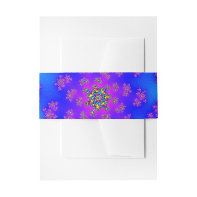 Bandeau De Faire-part Aqua Floral Sprinkings (Devant example)