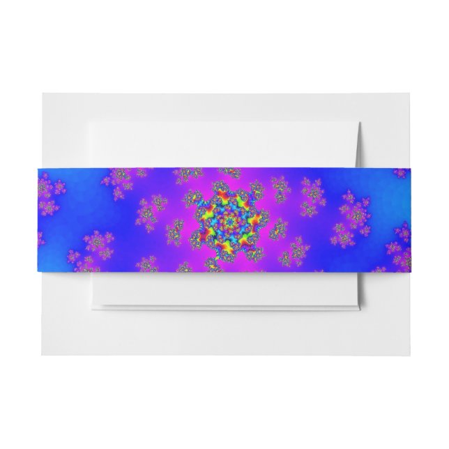 Bandeau De Faire-part Aqua Floral Sprinkings (Devant Example)