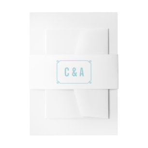 Bandeau De Faire-part Aqua Paradise Deco Chic Mariage