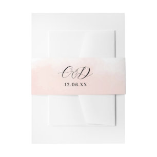 Bandeau De Faire-part Aquarelle Mariage de lave-linge