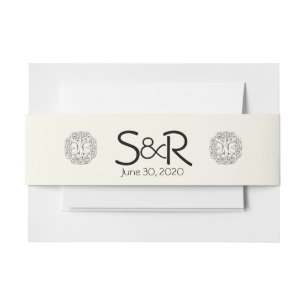 Bandeau De Faire-part Arbre celtique de la vie Mariage Belly Band