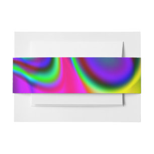 Bandeau De Faire-part Arc arc-en-ciel hypnotique