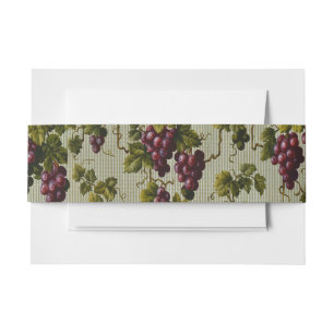 Bandeau De Faire-part Art de vignoble de campagne française rustique