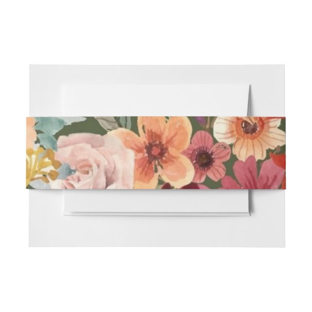 Bandeau De Faire-part Art Nouveau Floral Botanique (Devant Example)