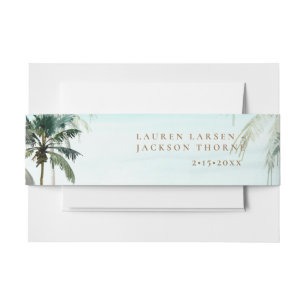 Bandeau De Faire-part ArtsApp Chic Tropical Paradise Mariage