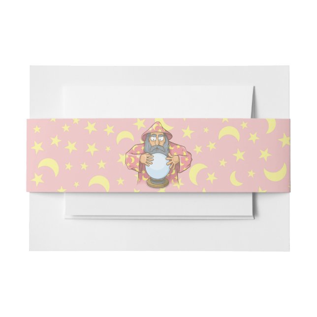 Bandeau De Faire-part Assistant avec Ball Old Assistant avec cape bleue (Devant Example)