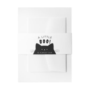 Bandeau De Faire-part Baby shower d'Halloween de Little Boo