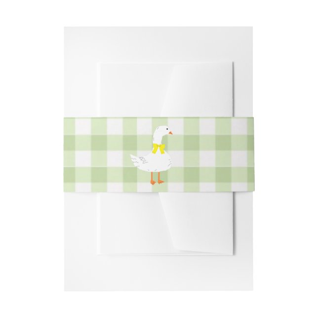 Bandeau De Faire-part Baby Shower Little Goose (Devant example)