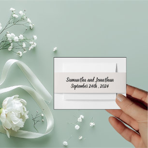 Bandeau De Faire-part Bague BOHO de fleurs et de branches 