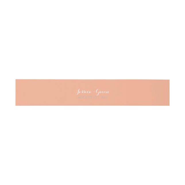 Bandeau De Faire-part Bande de corail de ventre d'invitation de roses de (Plat)