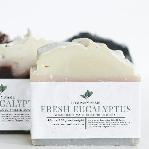 Bandeau De Faire-part Bande de soap de la barre cosmétique Étiquette env