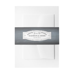 Bandeau De Faire-part Bande de ventre d'insigne de tableau