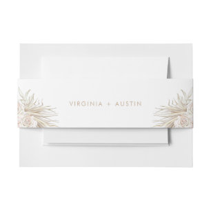 Bandeau De Faire-part Bande de ventre d'invitation de mariage