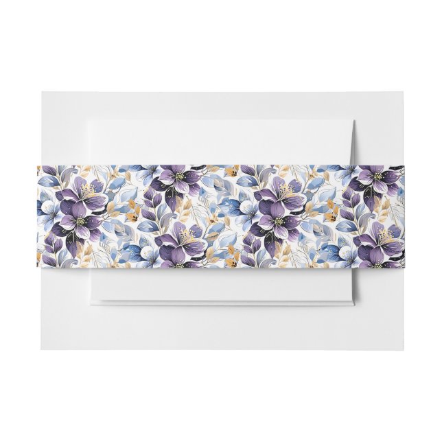 Bandeau De Faire-part Bande de ventre d'invitation personnalisée (Devant Example)