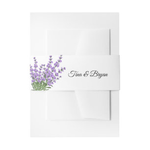 Bandeau De Faire-part Bande de ventre d'invitation personnalisée