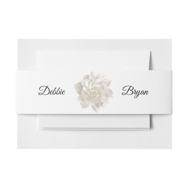 Bandeau De Faire-part Bande de ventre d'invitation personnalisée (Devant Example)