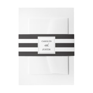 Bandeau De Faire-part Bande de ventre Mariage Gras