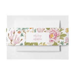 Bandeau De Faire-part Bande de ventre vintage Invitation