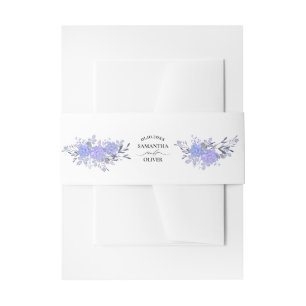 Bandeau De Faire-part Bande d'enveloppes Mariage d'aquarelle florale rom