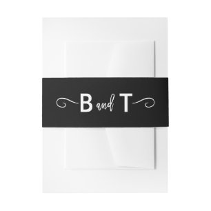 Bandeau De Faire-part Bande en lettres de ventre de faire-part de