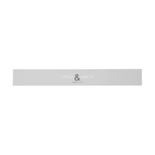 Bandeau De Faire-part Bande florale moderne de ventre d'invitation