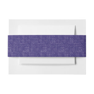 Bandeau De Faire-part Bande mariage en toile bleu violet