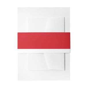 Bandeau De Faire-part Bande rouge