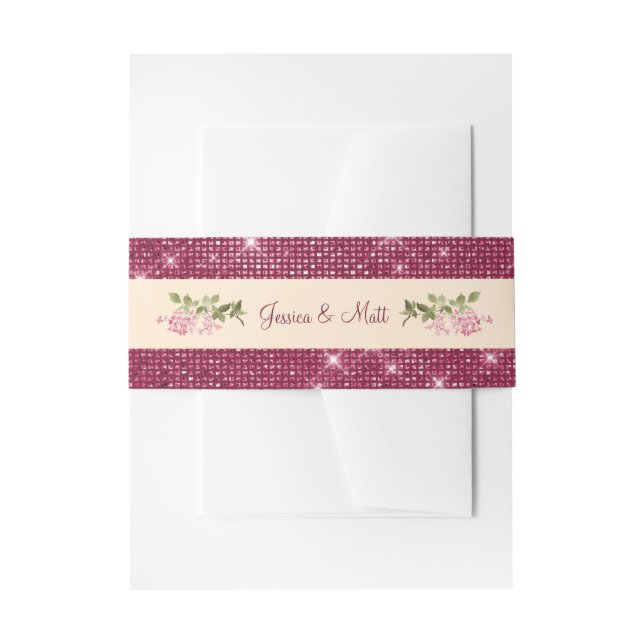 Bandeau De Faire-part Bande ventrale de boysenberry (Devant example)