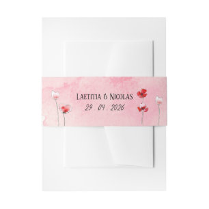 Bandeau De Faire-part Bandeau "Coquelicots"