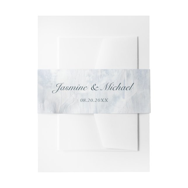 Bandeau De Faire-part bandeau de mariage aquarelle rustique pastel (Devant example)