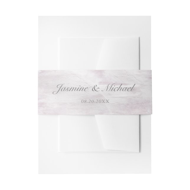 Bandeau De Faire-part bandeau de mariage aquarelle rustique pastel (Devant example)