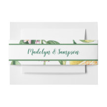 Bandeau de ventre d'invitation Belly Band Moderne