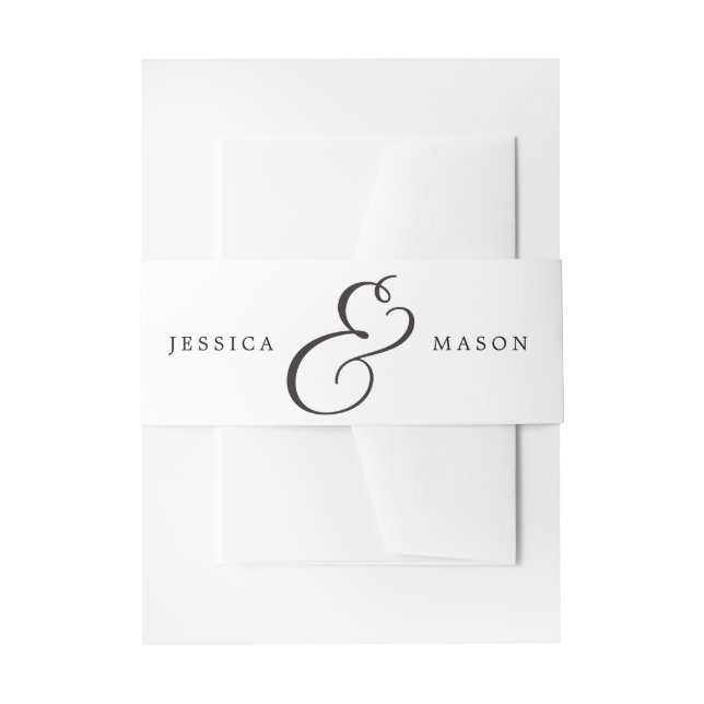 Bandeau De Faire-part Bandes classiques de ventre de Faire-part de maria (Devant example)