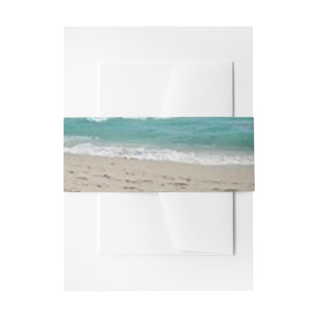 BANDEAU DE FAIRE-PART BANDES DE BELLES ENSEMBLE MARIAGE PLAGE (Devant example)