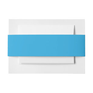 Bandeau De Faire-part Bandes de luxe bleues pour enveloppes   Invitation